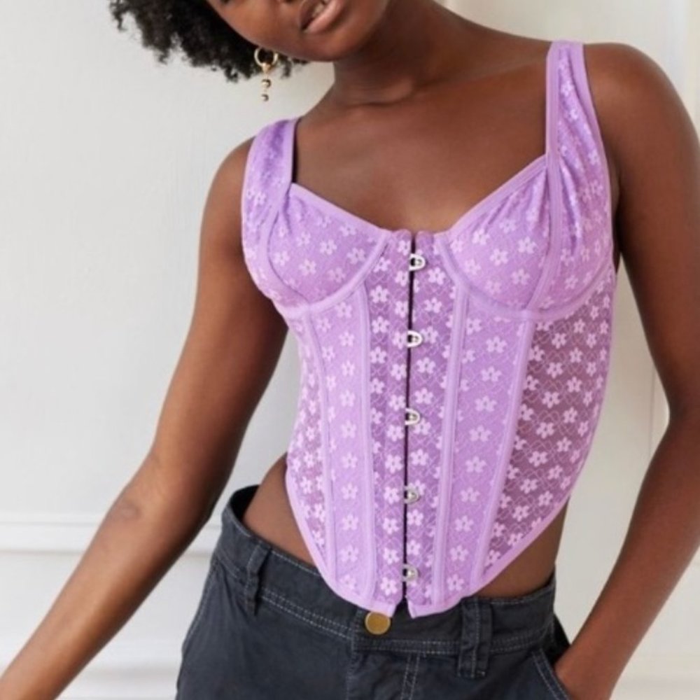 Out from Under Wildflower Lace Corset from Urban Outfitters